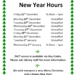 opening hours leaflet