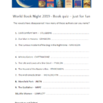 World Book Night Quiz