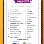 Mix and match Halloween puzzle